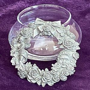 Rawcliffe Christmas Wreath Detail Lid Potpourri Bowl